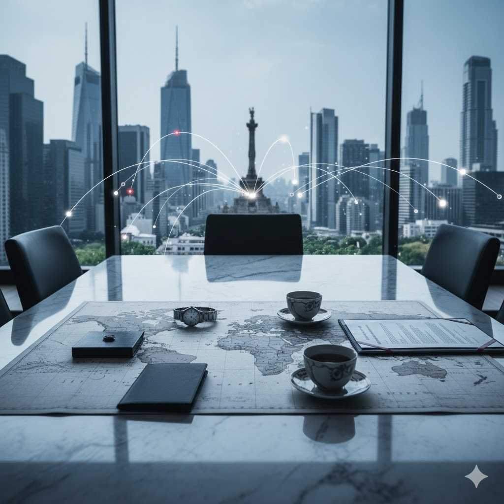 Negociación estratégica global y protocolo de inteligencia cultural en mercados de élite