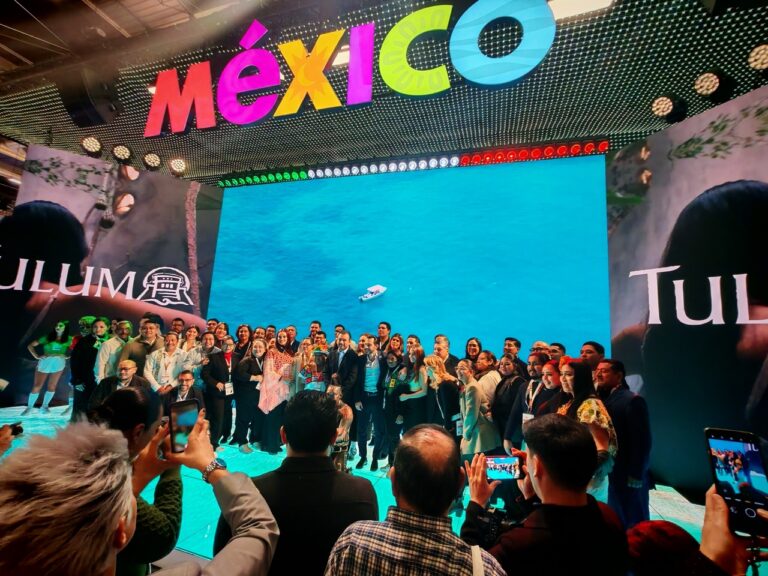 Stand de México en FITUR 2026, comitiva oficial y promoción de destinos premium.